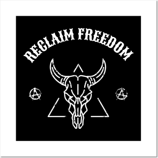 RECLAIM FREEDOM ANARCHY Posters and Art